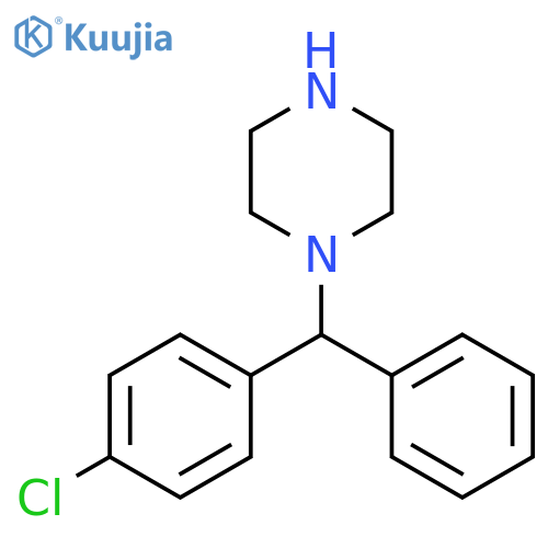 1-(4-Chlorophenyl)phenylmethylpiperazine structure
