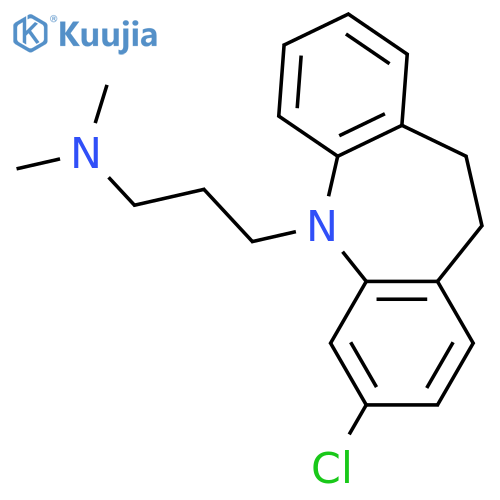 3-(3-Chloro-10,11-dihydro-5H-dibenzo[b,f]azepin-5-yl)-N,N-dimethylpropan-1-amine structure