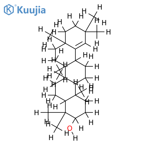 (4aR)-10c-Hydroxy-2.2.4ar.6at.6bc.9.9.12ac-octamethyl-(8atH.12btH.14acH)-Delta1(14b)-eicosahydro-picen structure