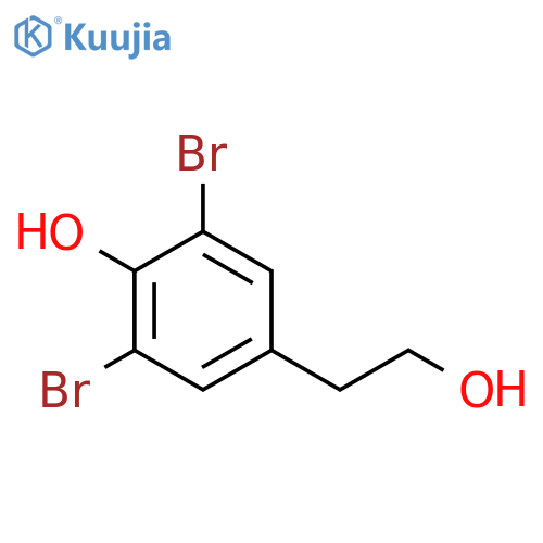 2,6-dibromo-4-(2-hydroxyethyl)phenol structure