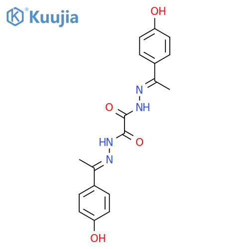 Ethanedioic acid, bis[[1-(4-hydroxyphenyl)ethylidene]hydrazide] structure