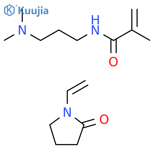 2-Propenamide,N-[3-(dimethylamino)propyl]-2-methyl-,polymerwith1-ethenyl-2-pyrrolidinone,hydrochloride structure