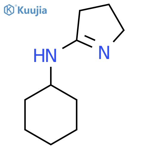 N-Cyclohexyl-3,4-dihydro-2H-pyrrol-5-amine structure