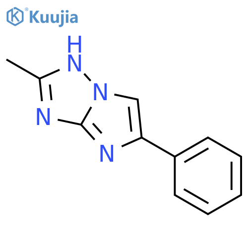 2-methyl-5-phenyl-1H-Imidazo[1,2-b][1,2,4]triazole structure