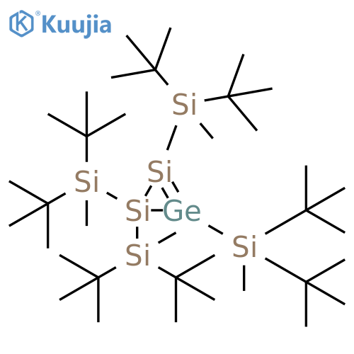 Disilagermacycloprop-2-ene,1,1,2,3-tetrakis[bis(1,1-dimethylethyl)methylsilyl]- structure