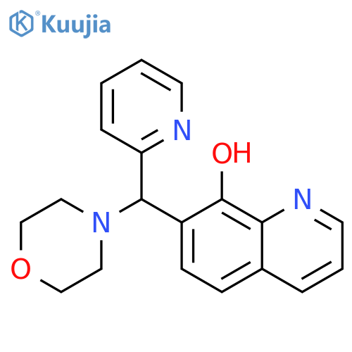 7-(morpholin-4-yl)(pyridin-2-yl)methylquinolin-8-ol structure