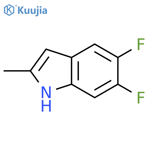 5,6-difluoro-2-methyl-1H-indole structure