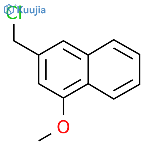 3-Chloromethyl-1-methoxy-naphthalene structure