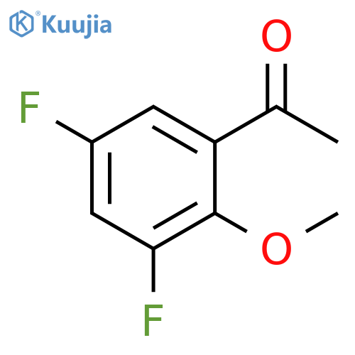 1-(3,5-difluoro-2-methoxyphenyl)ethan-1-one structure