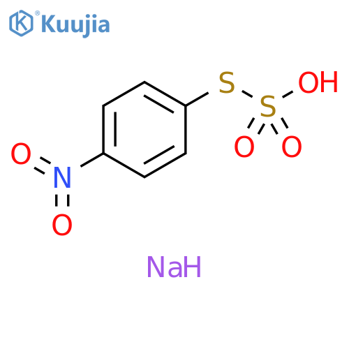 sodium 1-nitro-4-sulfonatosulfanylbenzene structure