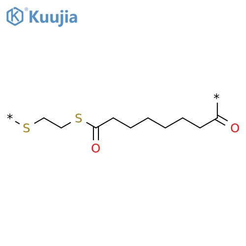Poly[thio-1,2-ethanediylthio(1,8-dioxo-1,8-octanediyl)] structure
