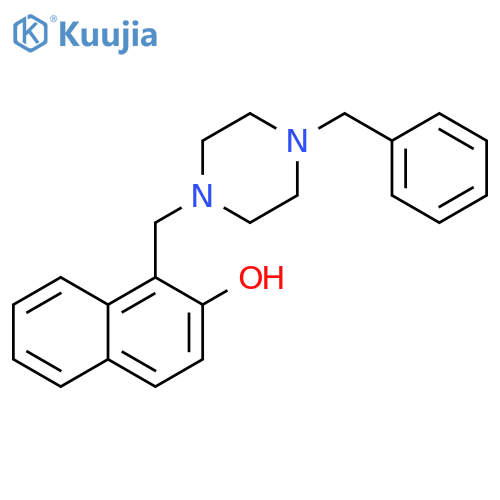 1-(4-benzylpiperazin-1-yl)methylnaphthalen-2-ol structure