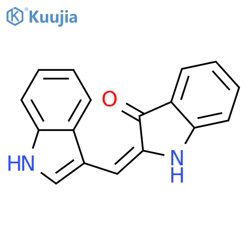 2-(1H-indol-3-ylmethylidene)-1,2-dihydro-3H-indol-3-one structure