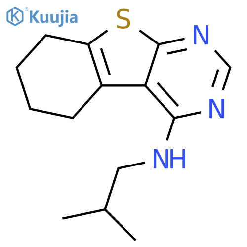 N-(2-methylpropyl)-8-thia-4,6-diazatricyclo7.4.0.0^{2,7}trideca-1(9),2(7),3,5-tetraen-3-amine structure