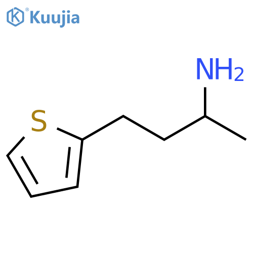 4-(thiophen-2-yl)butan-2-amine structure