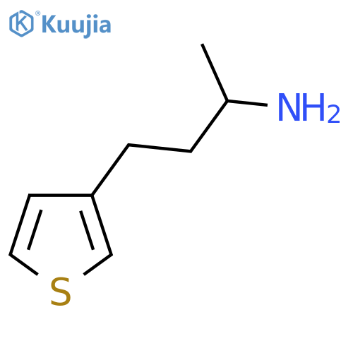 4-(thiophen-3-yl)butan-2-amine structure
