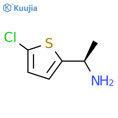 (1R)-1-(5-chlorothiophen-2-yl)ethan-1-amine structure