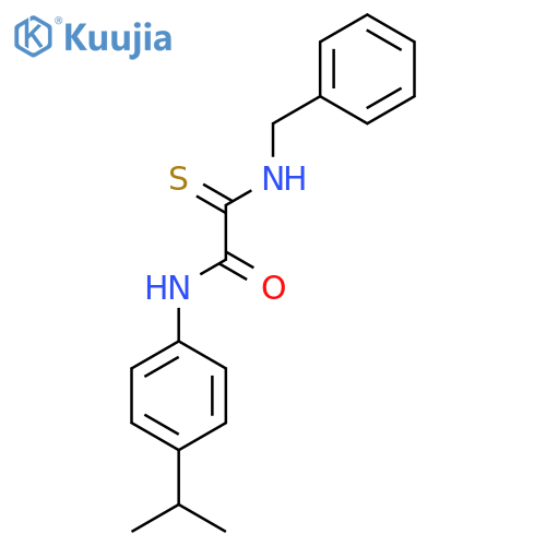 1-(Benzylcarbamothioyl)-N-[4-(propan-2-yl)phenyl]formamide structure