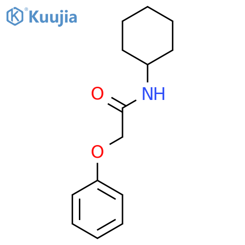 N-cyclohexyl-2-phenoxyacetamide structure
