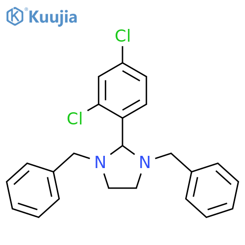 1,3-dibenzyl-2-(2,4-dichlorophenyl)imidazolidine structure