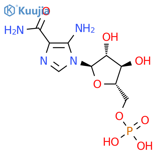5-Aminoimidazole-4-carboxamide-1-b-D-Ribofuranosyl 5’-Monophosphate structure
