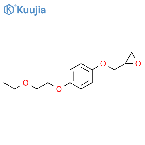 Oxirane, [[4-(2-ethoxyethoxy)phenoxy]methyl]- structure