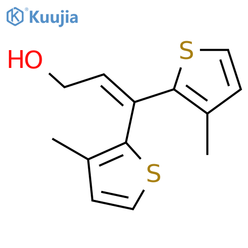 2-Propen-1-ol, 3,3-bis(3-methyl-2-thienyl)- structure