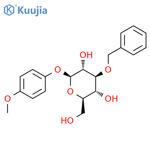 4-Methoxyphenyl 3-O-Benzyl-β-D-glucopyranoside structure