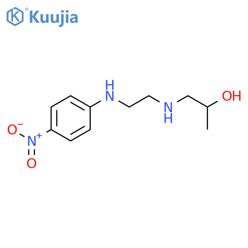 1-({2-(4-Nitrophenyl)aminoethyl}amino)propan-2-ol structure
