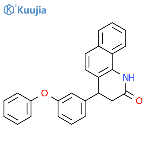 4-(3-Phenoxy-phenyl)-3,4-dihydro-1H-benzo[h]quinolin-2-one structure