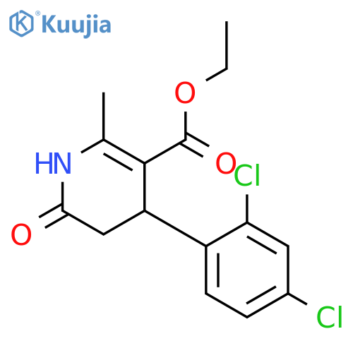 Ethyl 4-(2,4-Dichlorophenyl)-2-methyl-6-oxo-1,4,5,6-tetrahydro-3-pyridinecarboxylate structure