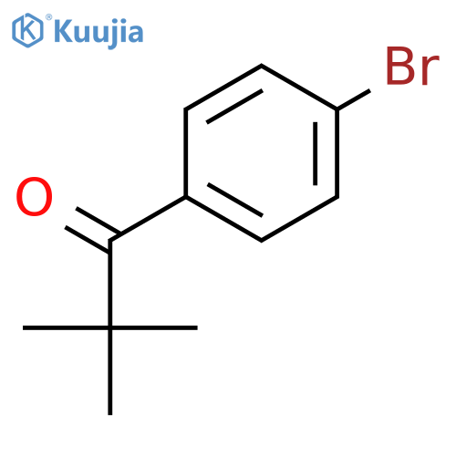 1-(4-Bromophenyl)-2,2-dimethylpropan-1-one structure