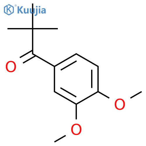 1-Propanone,1-(3,4-dimethoxyphenyl)-2,2-dimethyl- structure