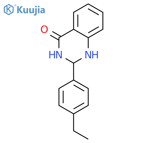 2-(4-Ethyl-phenyl)-2,3-dihydro-1H-quinazolin-4-one structure