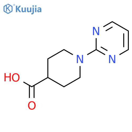 1-Pyrimidin-2-yl-piperidine-4-carboxylic Acid structure