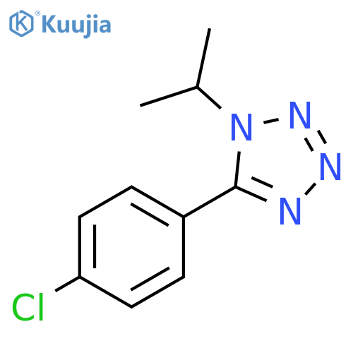 5-(4-CHLOROPHENYL)-1-ISOPROPYL-1H-1,2,3,4-TETRAAZOLE structure