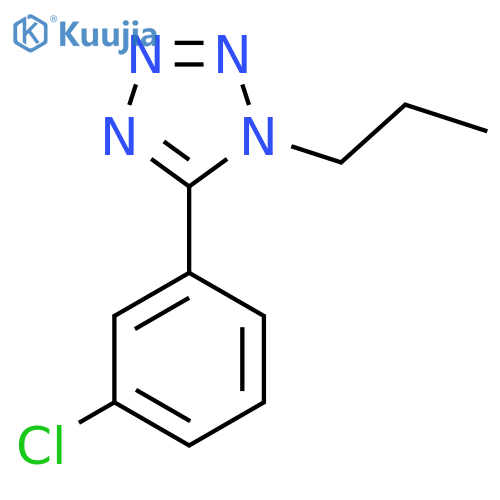 5-(3-Chlorophenyl)-1-propyl-1H-1,2,3,4-tetraazole structure