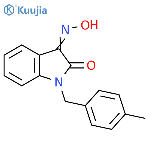 1-(4-METHYLBENZYL)-1H-INDOLE-2,3-DIONE 3-OXIME structure