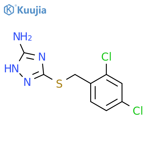 3-(2,4-Dichlorobenzyl)Sulfanyl-1h-1,2,4-Triazol-5-Amine structure