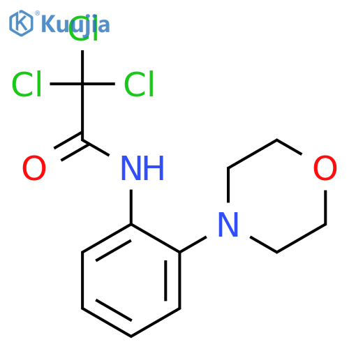 Acetamide, 2,2,2-trichloro-N-[2-(4-morpholinyl)phenyl]- structure
