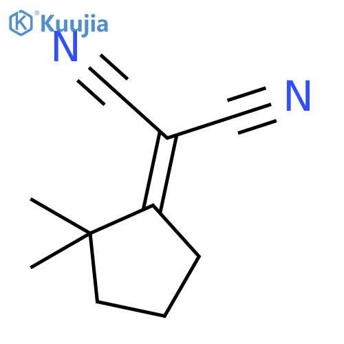 Propanedinitrile, (2,2-dimethylcyclopentylidene)- structure