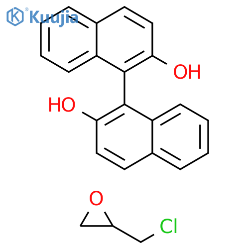 [1,1'-Binaphthalene]-2,2'-diol, polymer with 2-(chloromethyl)oxirane structure