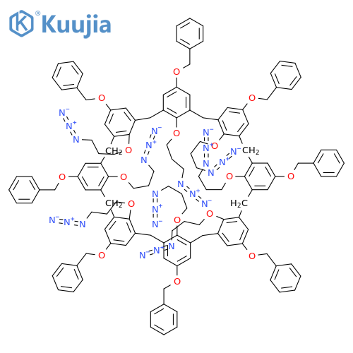 3-Azidopropyloxybenzyloxycalix[8]arene structure