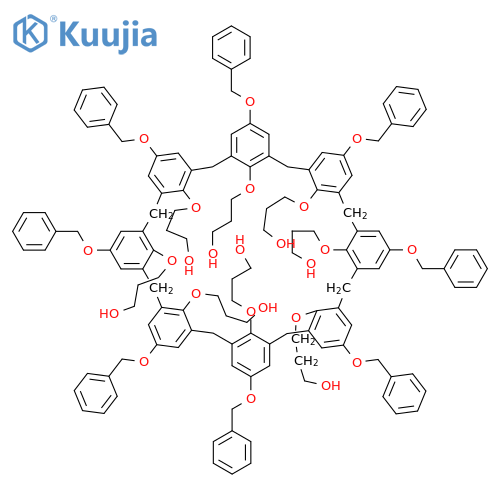 3-Hydroxypropyloxybenzyloxycalix[8]arene structure