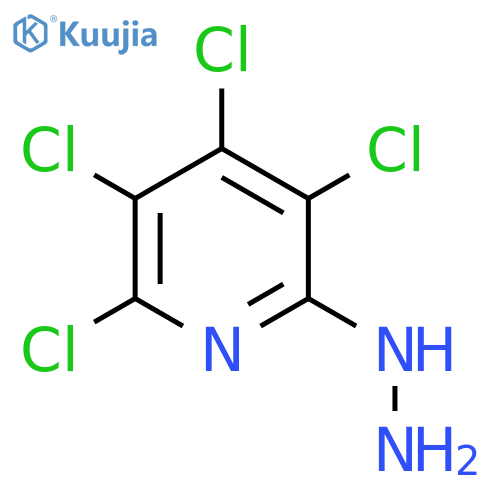 2,3,4,5-tetrachloro-6-hydrazinylpyridine structure