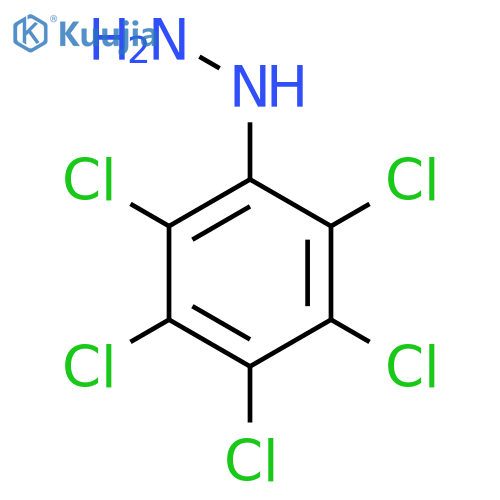 Hydrazine,(2,3,4,5,6-pentachlorophenyl)- structure