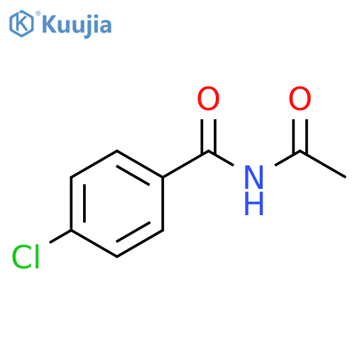 Benzamide, N-acetyl-4-chloro- structure
