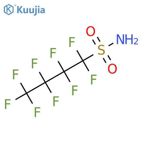 Perfluorobutylsulphonamide structure