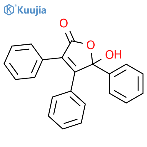 2(5H)-Furanone,5-hydroxy-3,4,5-triphenyl- structure