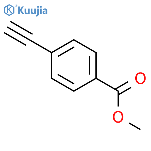 Methyl 4-ethynylbenzoate structure